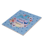 奇跡がやめ起こる前に |青いフローラ タイル (側面)