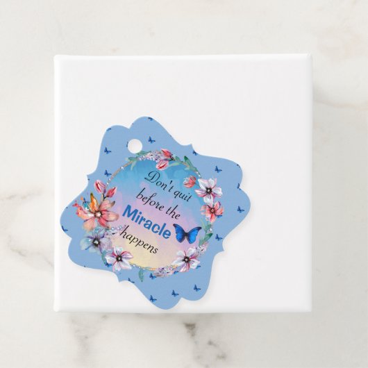 奇跡がやめ起こる前に |青いフローラ フェイバータグ (インサイチュ)