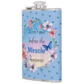 奇跡がやめ起こる前に |青いフローラ フラスク (左)