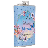 奇跡がやめ起こる前に |青いフローラ フラスク (右)