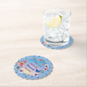 奇跡がやめ起こる前に |青いフローラ ペーパーコースター (インサイチュ)