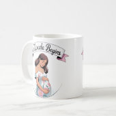 奇跡が始まる妊娠 コーヒーマグカップ (正面左)