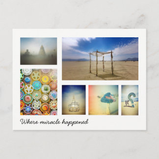 奇跡が起こったところ ポストカード
