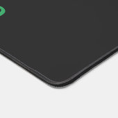 奇跡が起こり得るグリーンポジティブワード デスクマット (コーナー)