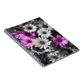 奇跡が起こるアフリカのデイジーの花 ノートブック (右側)