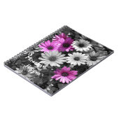 奇跡が起こるアフリカのデイジーの花 ノートブック (左側)