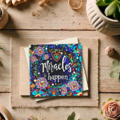 奇跡が起こる信仰かわいらし青感動的