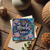 奇跡が起こる信仰かわいらし青感動的