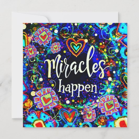 奇跡が起こる信仰かわいらし青感動的 (正面)