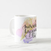 奇跡が起こる天使の翼 コーヒーマグカップ (正面左)