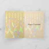 奇跡が起こる(ユダヤ教)メノラーカード シーズンカード (内部)