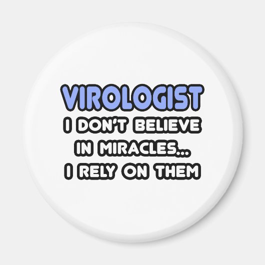 奇跡とウイルス学者 マグネット (正面)