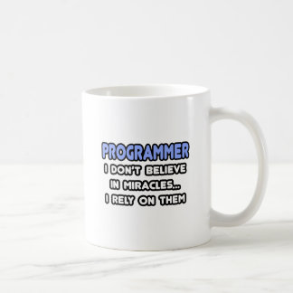 奇跡とプログラマー コーヒーマグカップ