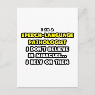 奇跡と言語病理学者 ポストカード