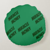 奇跡のお金が手に入った ラウンドクッション (裏面)