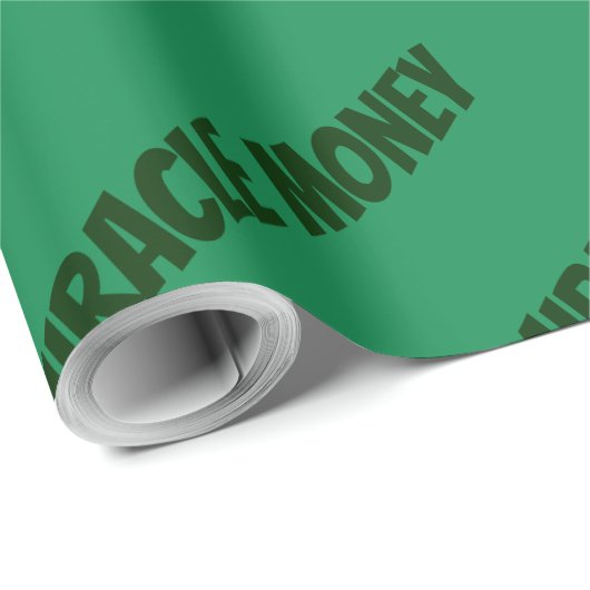 奇跡のお金が私の手の中にある ラッピングペーパー (ロールコーナー)