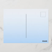 奇跡のイエスキリスト海スピリチュアル平和 箔シーズンポストカード (裏面)