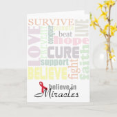 奇跡のインスピレーションカードで信じて下さい カード (黄色い花)