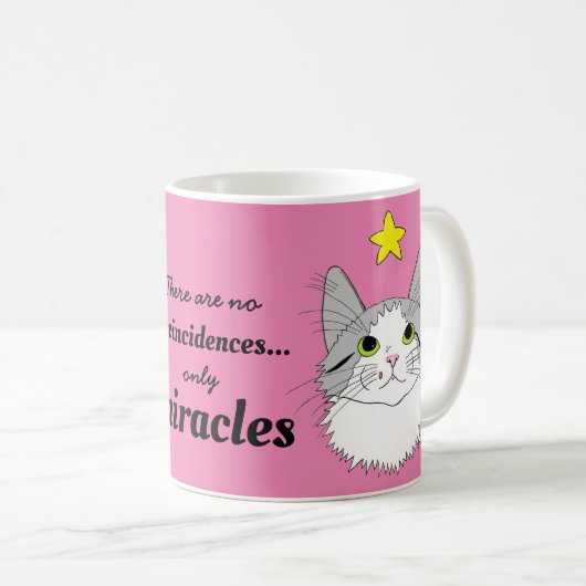 奇跡のギズモラグドールキャットピ感動的ンク コーヒーマグカップ (正面右)