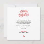 奇跡のクリスマスナイト 招待状 (裏面)