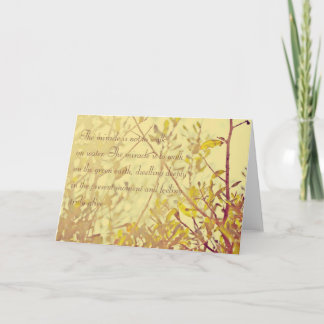 奇跡のグリーティングカード カード