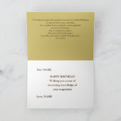 奇跡のコース誕生日カード私の等級 カード (内部)