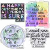 奇跡のコース2ステッカー シール (正面)