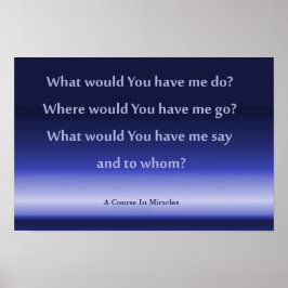 奇跡のコース41.91cm x 27.94cm ポスター