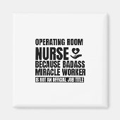 奇跡のナースが悪い手術室の仕事 マグネット (正面)