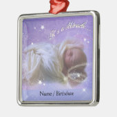 奇跡のベビー メタルオーナメント (左)