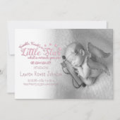 奇跡のベビー、出産のお知らせ 案内状 (正面)