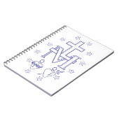 奇跡のメダイの精美なアート ノートブック (左側)