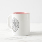 奇跡のメダルフローラマグ ツートーンマグカップ (正面左)