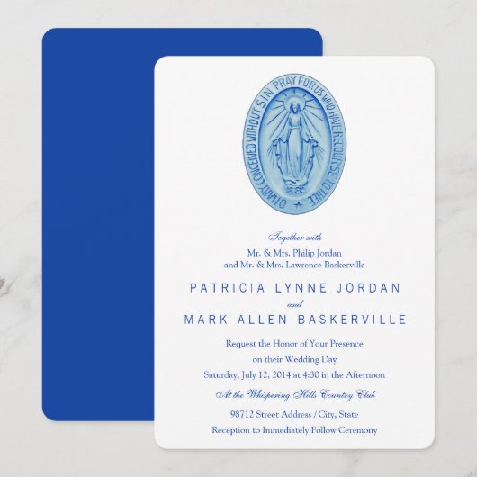 奇跡のメダル 招待状 (正面/裏面)