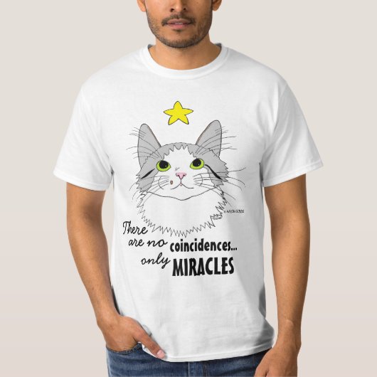 奇跡のラグドール猫 Tシャツ (正面)