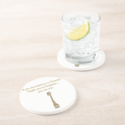 奇跡の引用文のコースター コースター (側面)