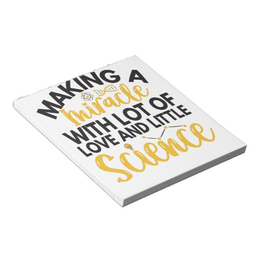 奇跡の愛と科学の世界 ノートパッド (アングル)