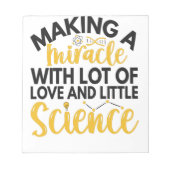 奇跡の愛と科学の世界 ノートパッド (正面)