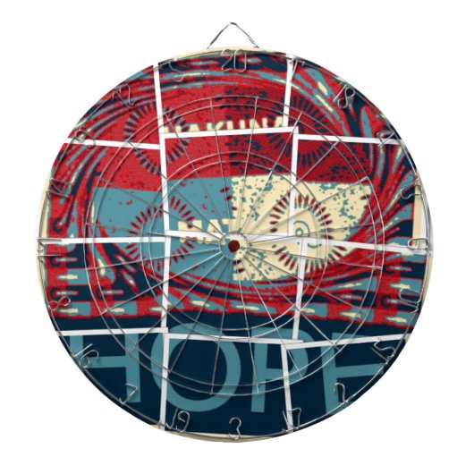 奇跡の美しい美しさを願う感動的 ダーツボード (正面)