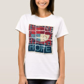 奇跡の美しい美しさを願う感動的 Tシャツ (正面)