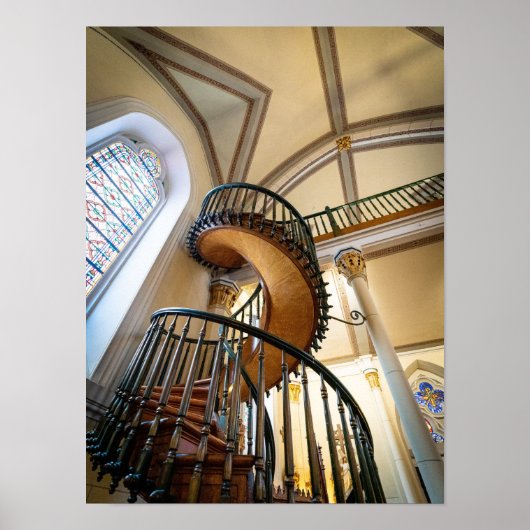 奇跡の階段ロレトチャペルサンタフェNM ポスター (正面)