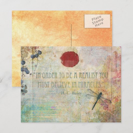 奇跡はがき ポストカード (正面/裏面)