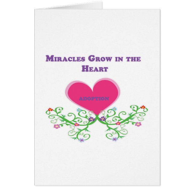 奇跡はハートの採用で育ちます (正面)