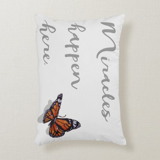 奇跡は枕ここに起こります アクセントクッション (正面(垂直))