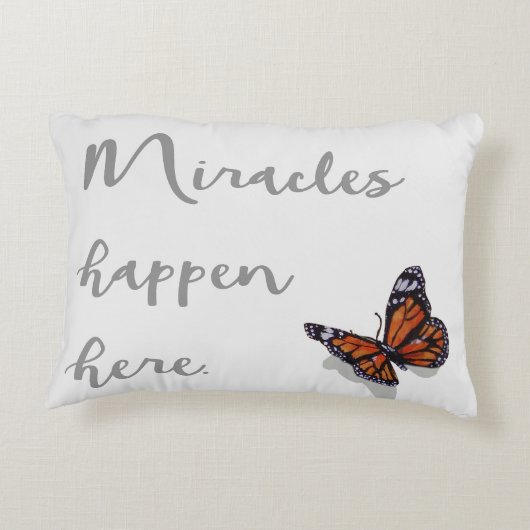 奇跡は枕ここに起こります アクセントクッション (裏面)