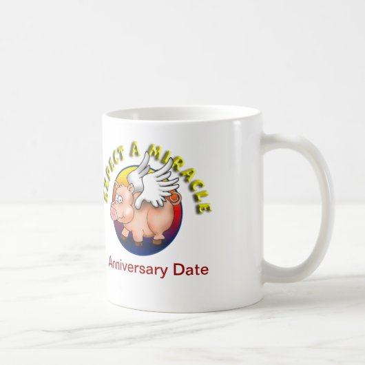 奇跡を期待して下さい --- オウムの認識 コーヒーマグカップ (右)