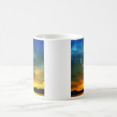 奇跡を期待して下さい! コーヒーマグカップ (中央)