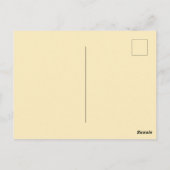 奇跡を期待して きらきらとした夕焼け すぐに回復して 名前 ポストカード (裏面)