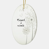 奇跡を期待す感動的る セラミックオーナメント (左)