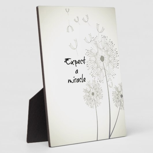 奇跡を期待す感動的る フォトプラーク (側面)